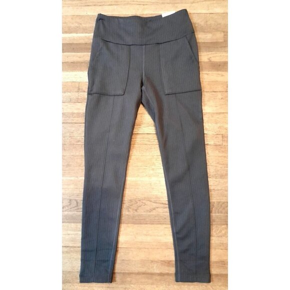 New Mondetta High-Waisted Jacquard Legging Black/Gray Pockets Size S - Picture 1 of 7